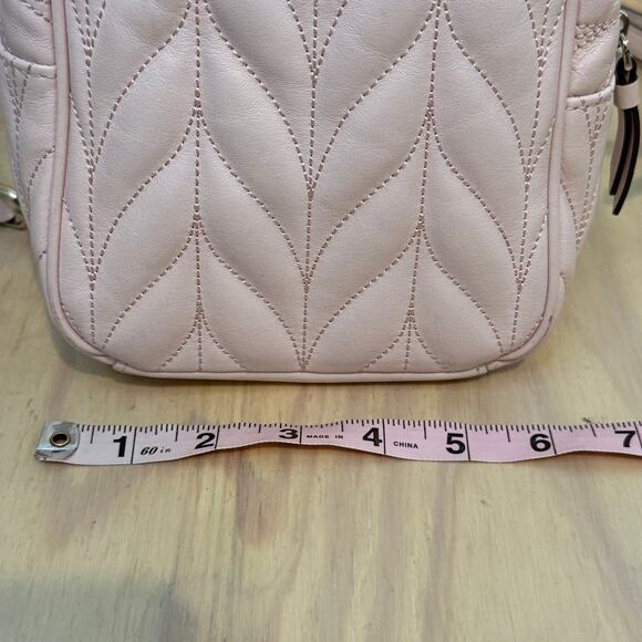 Kate Spade Briar Lane Quilted Mini Convertible Light Pink Backpack - Picture 8 of 10